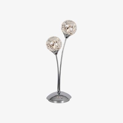 Pagazzi Koko 2 Light Table Lamp Polished Chrome