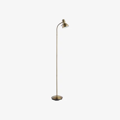 Pagazzi Amalfi Antique Brass Task Floor Lamp