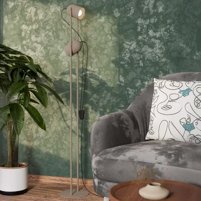 Pagazzi Tilston 2-Light Natural Floor Lamp