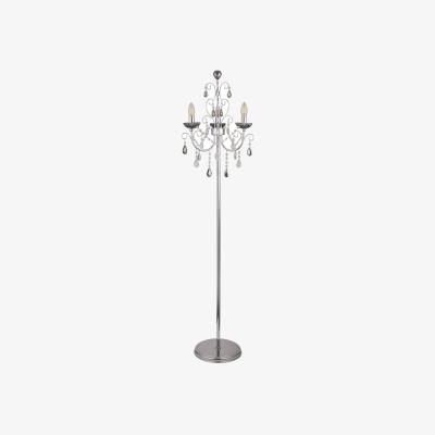 Pagazzi Clea 150cm Polished Chrome Floor Lamp