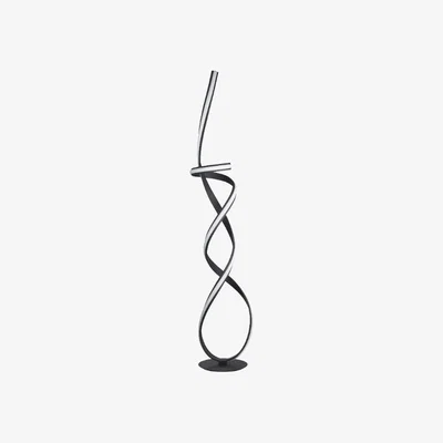 Pagazzi Fraser Matt Black LED Floor Lamp