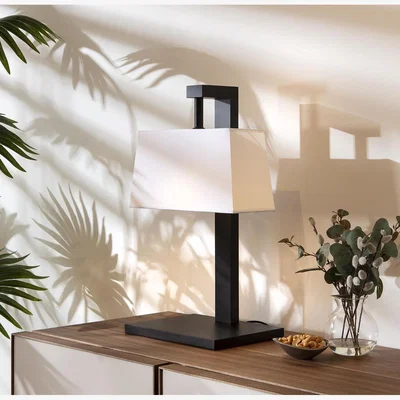 Quatropi Flam & Luce Blitz Wooden Table Lamp Wenge