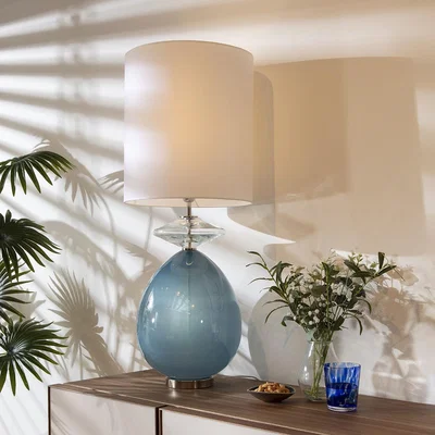 Quatropi Flam & Luce Calimera Table Lamp Blue