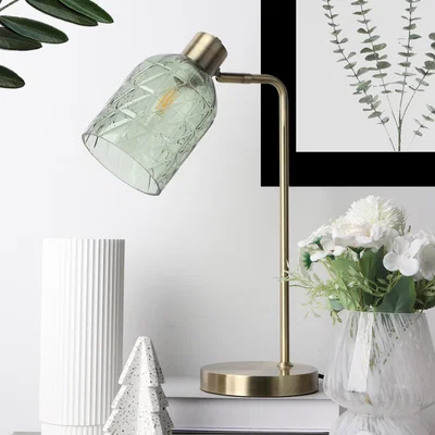 The Range Amilla Glass Table Lamp - Green