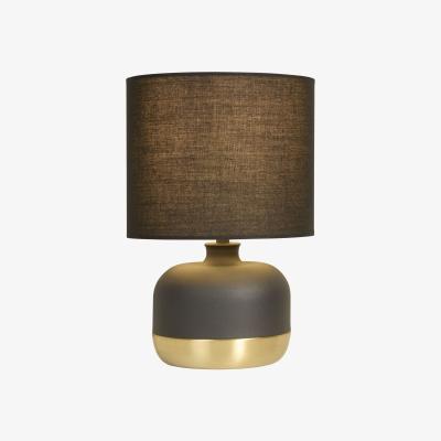 The Range Ezra Black and Gold Touch Lamp - Black