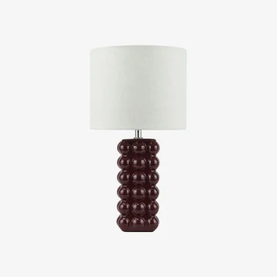 The Range Giselle Table Lamp - Burgundy