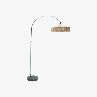 The Range Louis Floor Lamp with Rope Shade - Natural