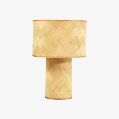 The Range Theo Table Lamp E27 Bulb Cap - Natural