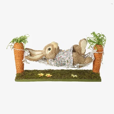 The Range Rabbit Carrot Hammock  - Brown