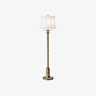 The Range Stateroom Floor Lamp Brass - Brass