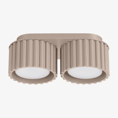 The Range Ceiling lamp AURA 2 taupe Gx53 - taupe