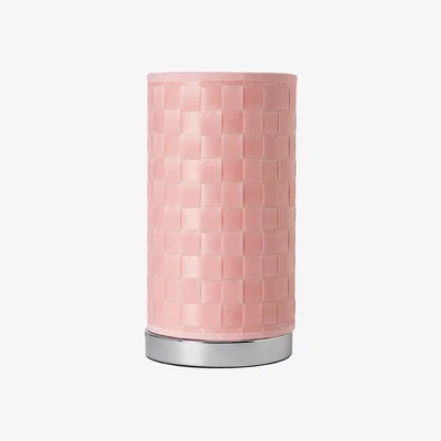 The Range Sovin Woven Table Lamp - Pink