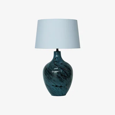 The Range Aspyn Table Lamp - Blue and Black