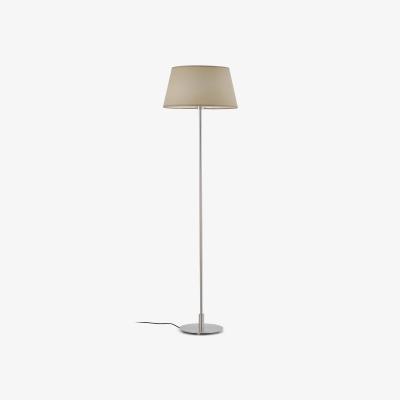 The Range Mitic 1 Light Floor Lamp with Shade - Nickel