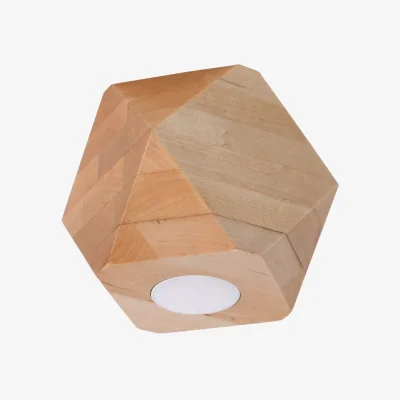 The Range Ceiling lamp WOODY 1 natural wood - natural wood