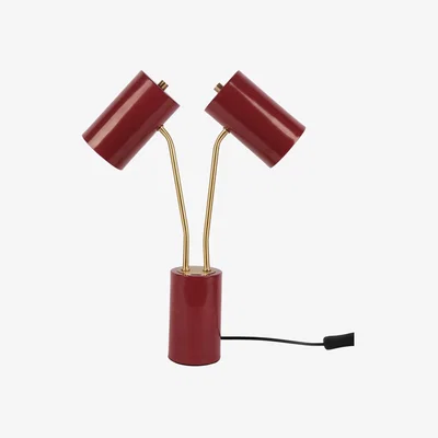 The Range Kyaire Table Lamp - Dark Red