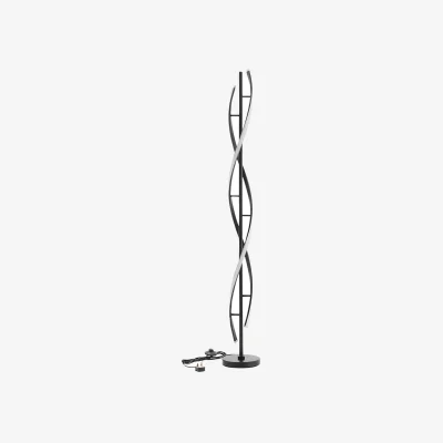 The Range Modern Minimalist LED Floor Lamp - Black