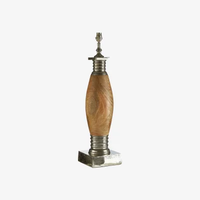 The Range Hampstead Curved Tabor Lamp Base - Brown