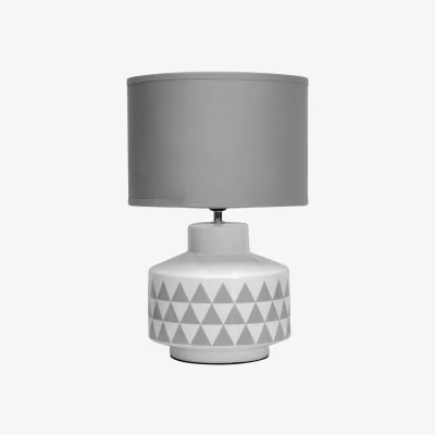 The Range Wylie White Ceramic Table Lamp - White