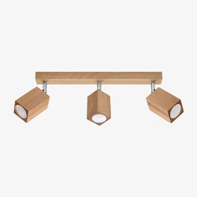 The Range Ceiling lamp KEKE 3 oak - oak