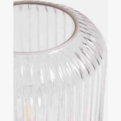 The Range OHS Glass Battery Operated Table Lamp - Clear