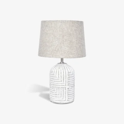 The Range Nova Form Table Lamp - White