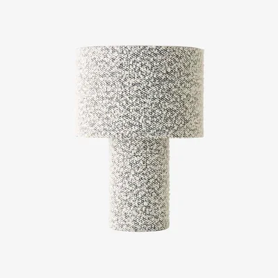 The Range Ash Grey Fleck Boucle Table Lamp - Grey