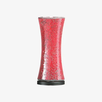 The Range Rias Mosaic Red Glass Lamp - Red
