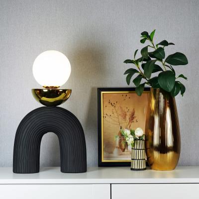 The Range Ozias Table Lamp - Black and Gold