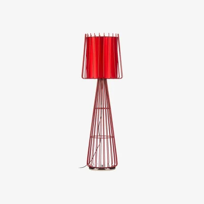 The Range Aria Red Floor Lamp - Red