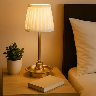The Range Simple Rechargeable Table Lamp - Gold