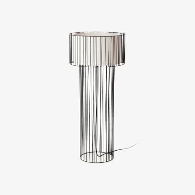 The Range Linda 1 Light Floor Lamp - White
