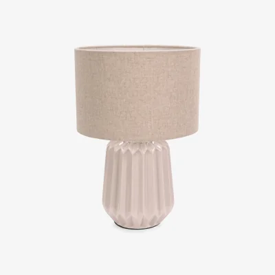 The Range Zak Ceramic Table Lamp - Yellow / Without Bulb