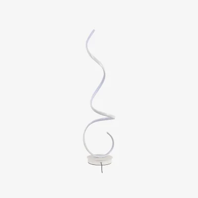The Range Chic Spiral LED Floor Lamp - White