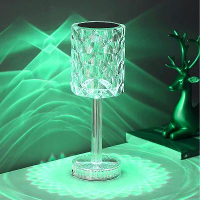The Range Crystal Glow Touch and Remote Control Decorative Table Lamp - Transparent