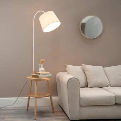 The Range Crowther Tripod Storage Floor Lamp with LED Bulb - Brown