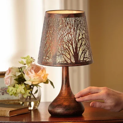 The Range Tree Design Touch Operated Lamp - Bronze