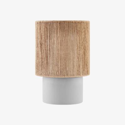 The Range Table Lamp Klea, Boho Style, Jute Fibre, 60W - White