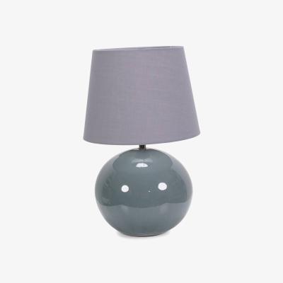 The Range Bosco Eucalyptus Table Lamp Tapered Shade - Grey / Without Bulb