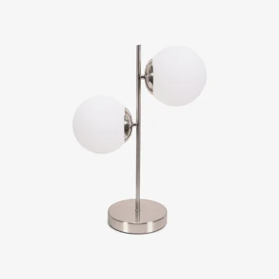 The Range Jas 2 Way Table Lamp - Chrome / Bulbs Not Included