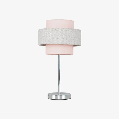 The Range Weaver Dimmable Touch Table Lamp - Pink