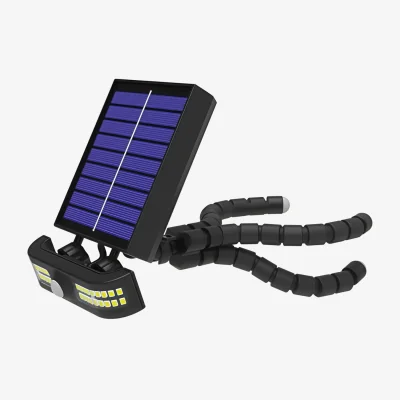 The Range OctoGrip Solar LED Outdoor Lamp - Black