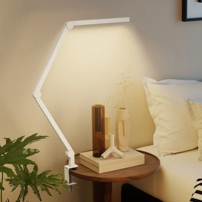 The Range HOMCOM LED Desk Lamp with 2 Colour Modes - White