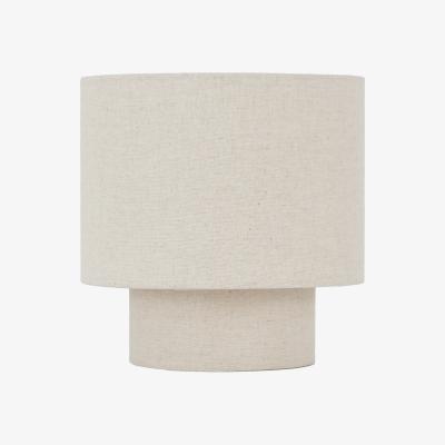The Range Imani Linen Table Lamp - White