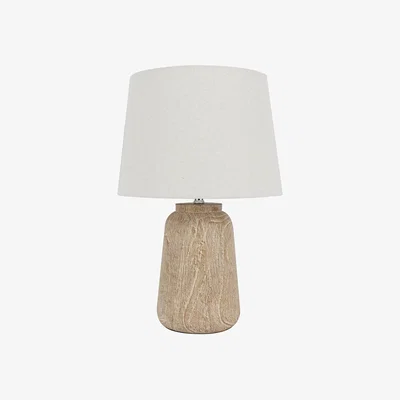 The Range Lindon Table Lamp - Neutral and White