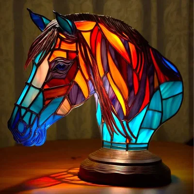 The Range Animal Table Lamp Decorative Ornament - Red