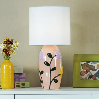 The Range Flora Ceramic Base Table Lamp