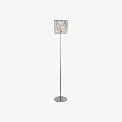 The Range Curve Glass Floor Lamp - Silver