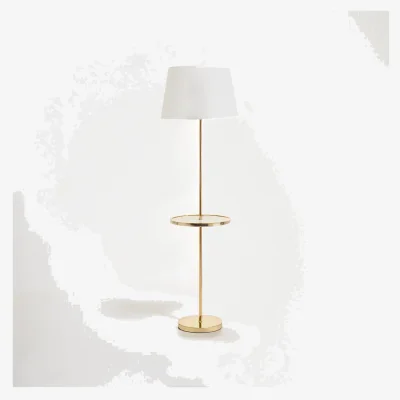 The Range Stockholm Shiny Brass Tapered Floor Lamp - Gold