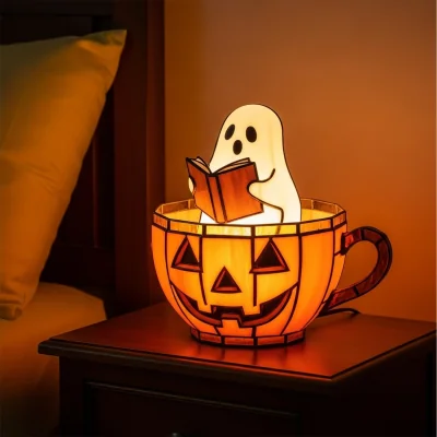 The Range Ghost Reading Book Lamp - Yellow / 12cm